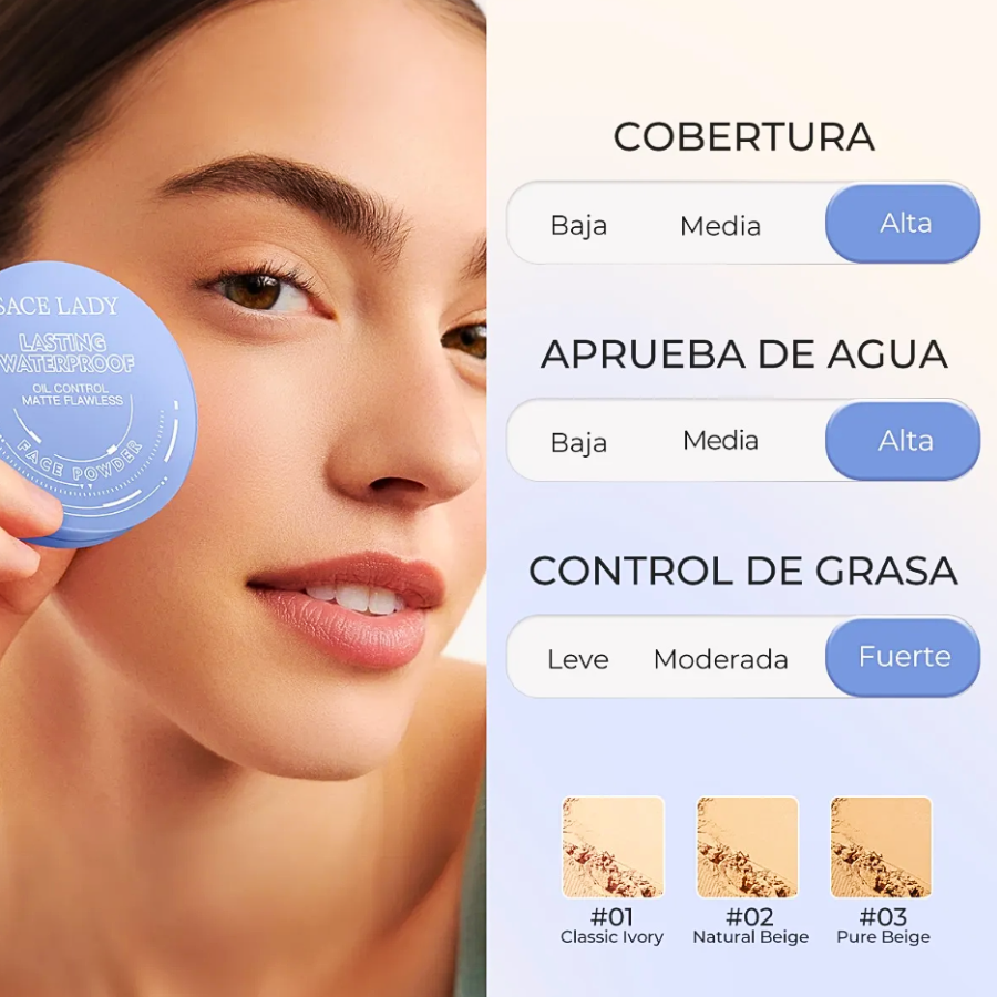 MatteGlow Pro™ – Base + Polvo Compacto Viral en TikTok