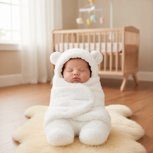 Saco De Dormir Algodón Y Lana Bebé (0-6 Meses)