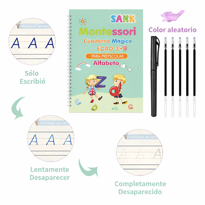 Kit Genios en Casa — 4 Cuadernos Montessori