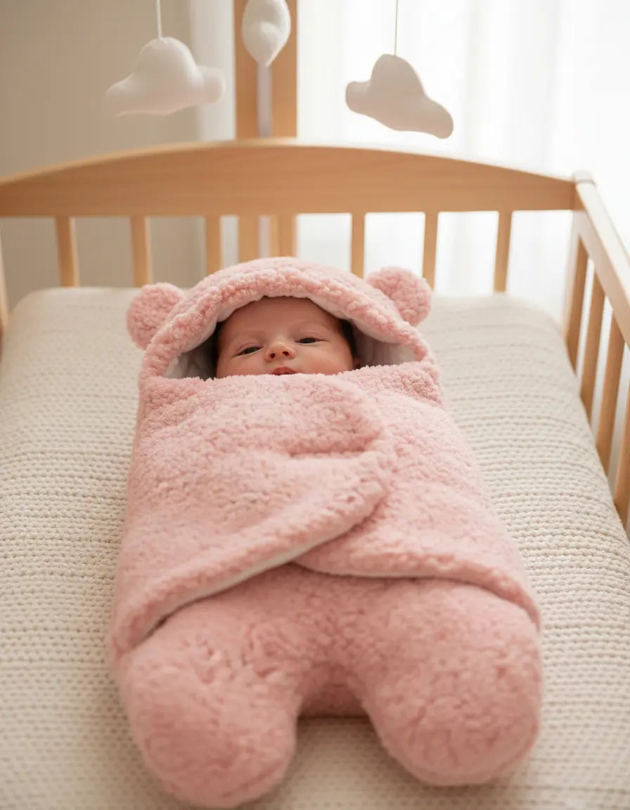 Saco De Dormir Algodón Y Lana Bebé (0-6 Meses)