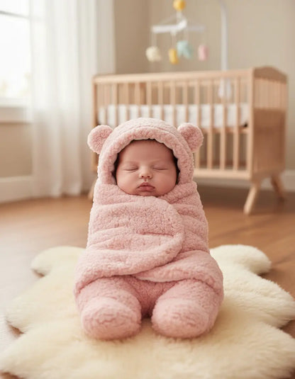 Saco De Dormir Algodón Y Lana Bebé (0-6 Meses)