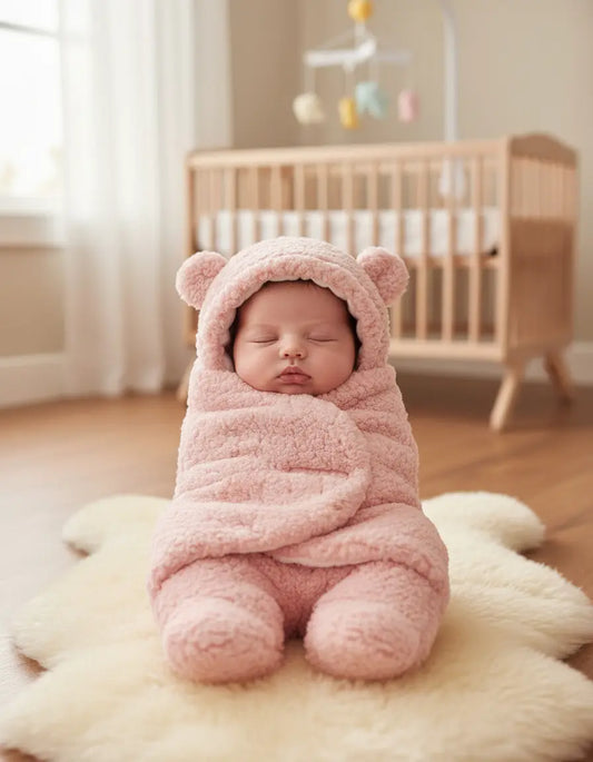 Saco De Dormir Algodón Y Lana Bebé (0-6 Meses)